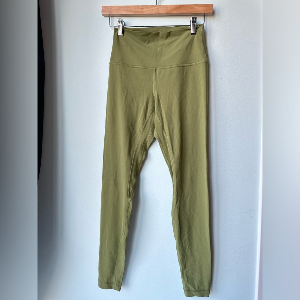 Lululemon align high rise 28 leggings green size 6